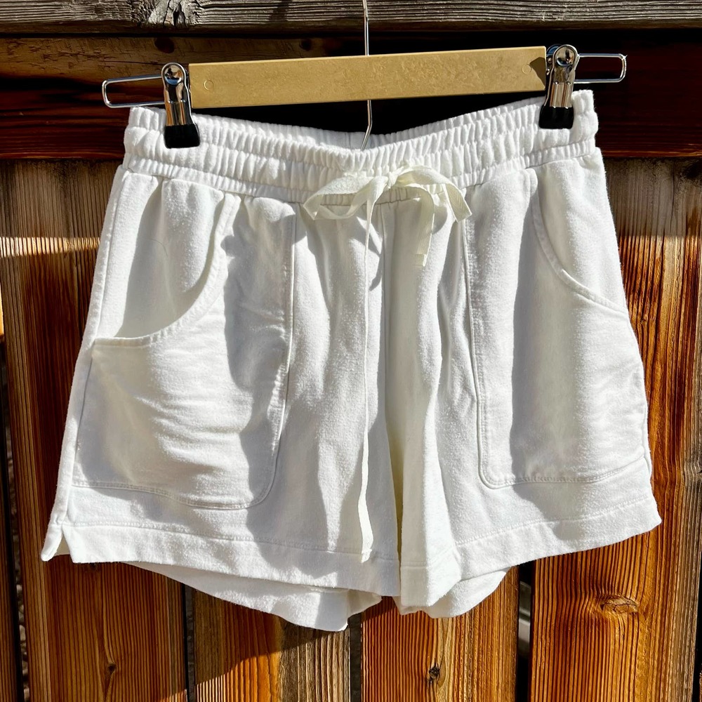 Summersalt The Softest French Terry Lounge Short White S